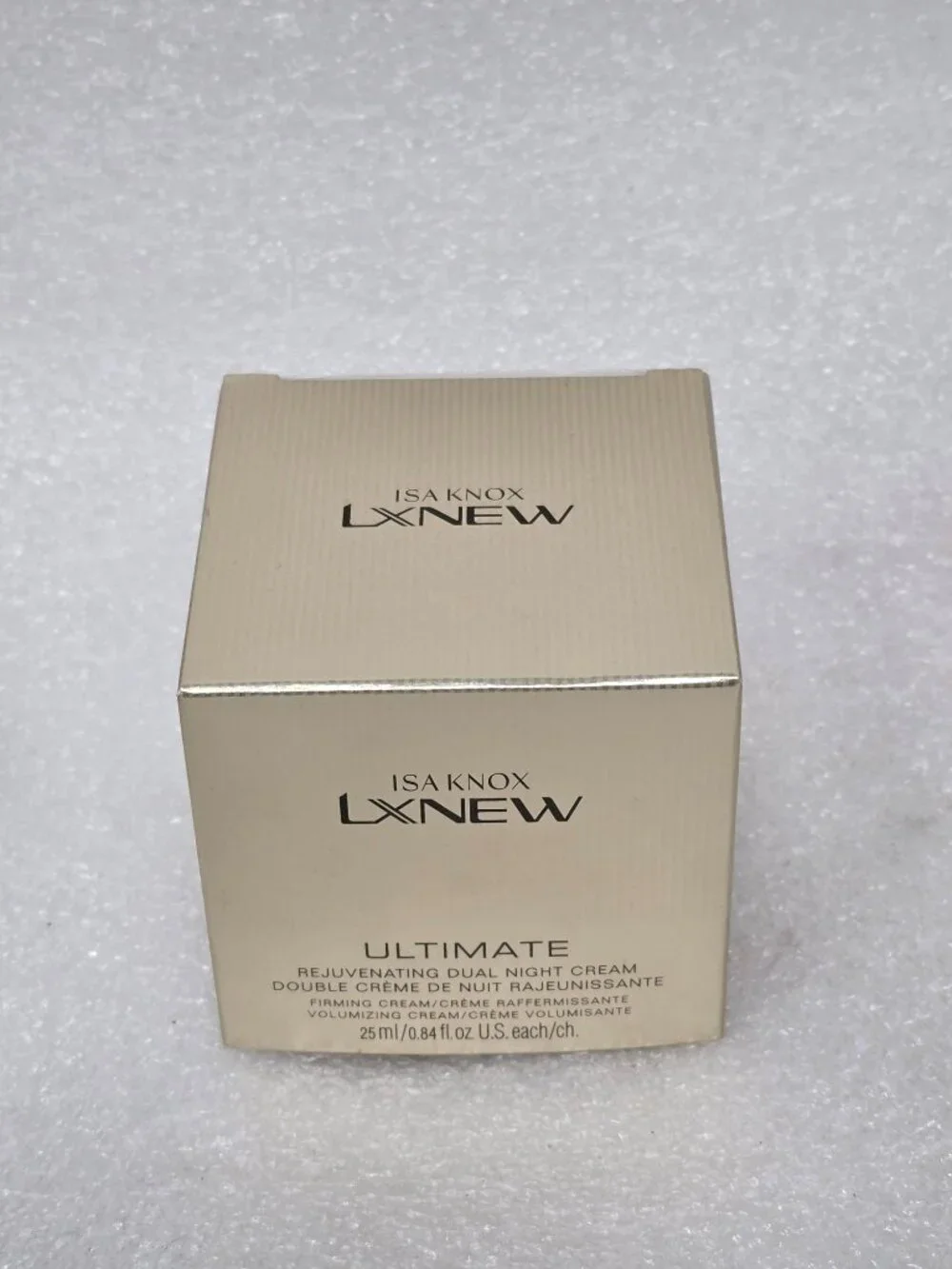Avon Isa Knox LX NEW Ultimate Rejuvenating Dual Night Cream Firming .84 oz